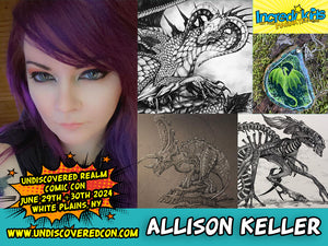 Allison Keller Undiscovered Realm Comic Con Westchester County Center White Plains New York
