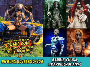 Barbie Chula NYC Cosplay Undiscovered Realm Comic Con Westchester County Center White Plains New York
