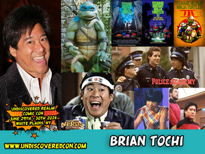 Brian Tochi Leonardo Teenage Mutant Ninja Turtles Reunion TMNT Undiscovered Realm Comic Con Westchester County Center White Plains New York