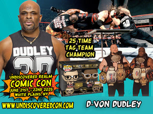 D-Von Dudley Guest at Undiscovered Realm Comic Con at the Westchester County Center in White Plains New York