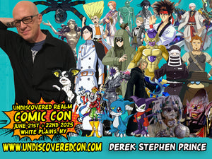 Derek Stephen Prince Guest at Undiscovered Realm Comic Con at the Westchester County Center in White Plains New York