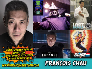 Francois Chau Shredder Teenage Mutant Ninja Turtles Reunion TMNT Undiscovered Realm Comic Con Westchester County Center White Plains New York Lost, The Expanse, GI Joe, Ghosts, The Tick
