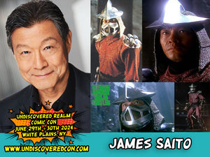 James Saito Shredder Teenage Mutant Ninja Turtles Reunion TMNT Undiscovered Realm Comic Con Westchester County Center White Plains New York