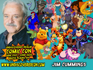 Jim Cummings Guest at Undiscovered Realm Comic Con at the Westchester County Center in White Plains New York