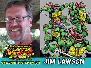 Jim Lawson Comic Guest at Undiscovered Realm Comic Con at the Westchester County Center in White Plains New York
