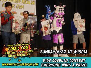 Kid's Cosplay Contest Undiscovered Realm Comic Con Westchester County Center White Plains, NY