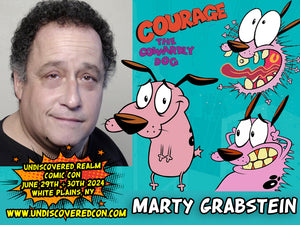 Marty Grabstein Courage The Cowardly Dog Undiscovered Realm Comic Con Westchester County Center White Plains New York