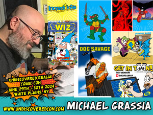 Michael Grassia Undiscovered Realm Comic Con Westchester County Center White Plains New York