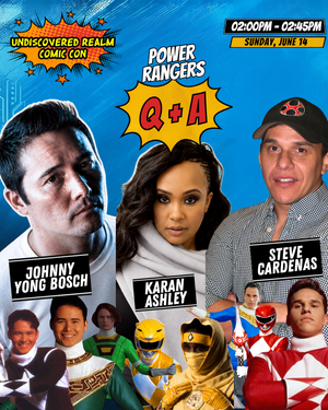 Power Rangers Panel / Q+A at Undiscovered Realm Comic Con in White Plains New York