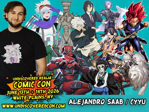 Alejandro Saab CyYu Celebrity Guest Undiscovered Realm Comic Con White Plains NY 