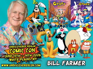 Bill Farmer Goofy Celebrity Guest Undiscovered Realm Comic Con White Plains NY 