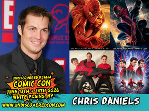 Chris Daniels Toby Maguire Spider-man Celebrity Guest Undiscovered Realm Comic Con White Plains NY 