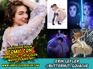Erin Lefler Butternut Gouache Comic Guest Undiscovered Realm Comic Con White Plains Westchester NY