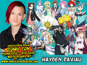 Hayden Daviau Celebrity Guest Undiscovered Realm Comic Con White Plains NY 