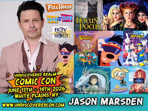 Jason Marsden Goofy Movie Hocus Pocus Celebrity Guest Undiscovered Realm Comic Con White Plains NY 
