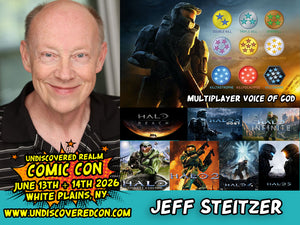 Jeff Steitzer Halo Voice Celebrity Guest Undiscovered Realm Comic Con White Plains NY 