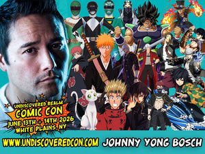 Johnny Yong Bosch Celebrity Guest Undiscovered Realm Comic Con White Plains NY 