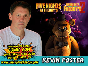 Kevin Foster Freddy Fazbear Celebrity Guest Undiscovered Realm Comic Con White Plains NY 