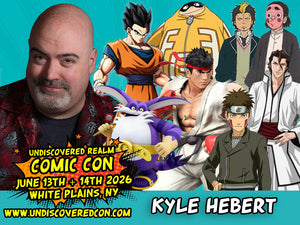 Kyle Hebert Dragon Ball Sonic Demon Slayer Bleach Naruto and more Celebrity Guest Undiscovered Realm Comic Con White Plains NY 