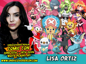 Lisa Ortiz Pokemon Amy Rose Sonic The Hedgehog One Piece Celebrity Guest Undiscovered Realm Comic Con White Plains NY 