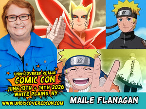 Maile Flanagan Nauruto Celebrity Guest Undiscovered Realm Comic Con White Plains NY 