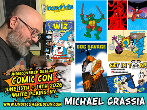 Michael Grassia Comic Guest Undiscovered Realm Comic Con White Plains Westchester NY
