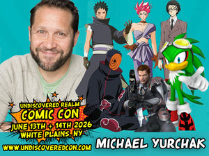 Michael Yurchak Naruto Sonic Celebrity Guest Undiscovered Realm Comic Con White Plains NY 