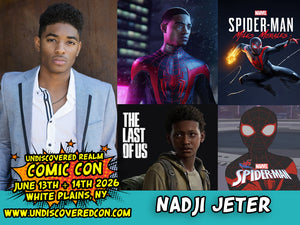 Nadji Jeter Miles Morales Spider-man The Last Of Us Celebrity Guest Undiscovered Realm Comic Con White Plains NY 