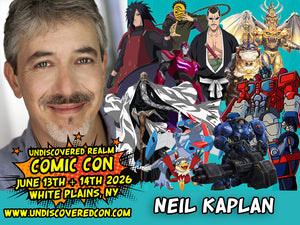 Neil Kaplan Naruto Bleach Power Rangers Celebrity Guest Undiscovered Realm Comic Con White Plains NY 