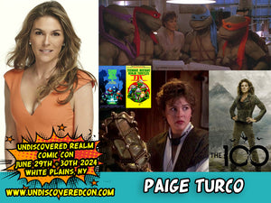 Paige Turco April Teenage Mutant Ninja Turtles Reunion TMNT Undiscovered Realm Comic Con Westchester County Center White Plains New York