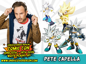 Pete Capella Silver Sonic The Hedgehog Celebrity Guest Undiscovered Realm Comic Con White Plains NY 