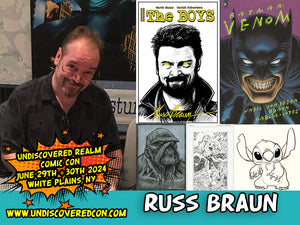 Russ Braun Undiscovered Realm Comic Con Westchester County Center White Plains New York
