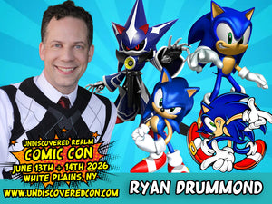 Ryan Drummond Sonic The Hedgehog Celebrity Guest Undiscovered Realm Comic Con White Plains NY 