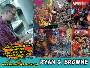 Ryan G Browne Undiscovered Realm Comic Con Westchester County Center White Plains New York