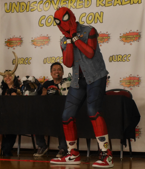 Spider Punk Cosplay Contest at Undiscovered Realm Comic Con New York