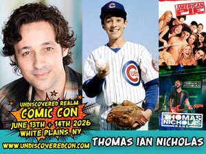Thomas Ian Nicholas American Pie Rookie of the Year Celebrity Guest Undiscovered Realm Comic Con White Plains NY 