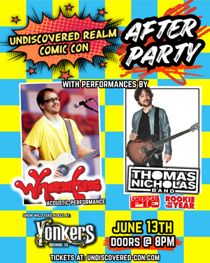 Undiscovered Realm Comic Con Afterparty with performances by Wheatus and Thomas Ian Nicholas at Yonkers brewing