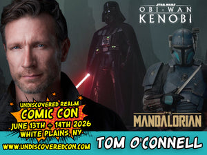 Tom O'Connell Darth Vader Paz Vizsla Celebrity Guest Undiscovered Realm Comic Con White Plains NY 