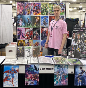 V Ken Marion Undiscovered Realm Comic Con New York Artist Alley