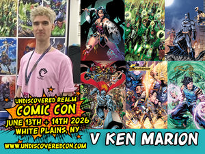 V Ken Marion DC Artist Guest Undiscovered Realm Comic Con White Plains NY 